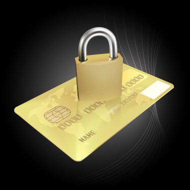 Credit Card Security Concept clipart