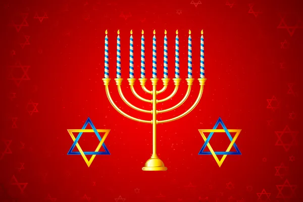 Menorah Hanukkah — Archivo Imágenes Vectoriales