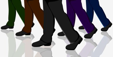 Business Walking clipart