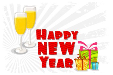 New Year Card clipart