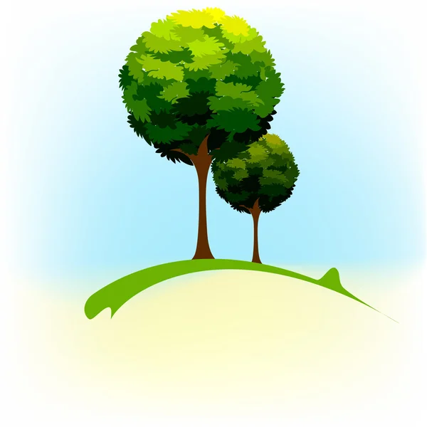 Green Tree — Stock Vector