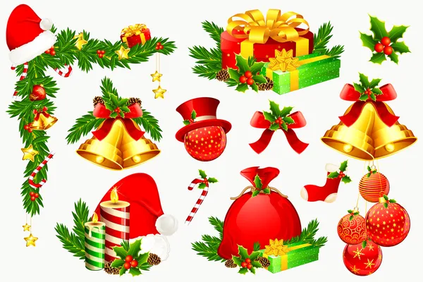 Christmas Decoration Element — Stock Vector