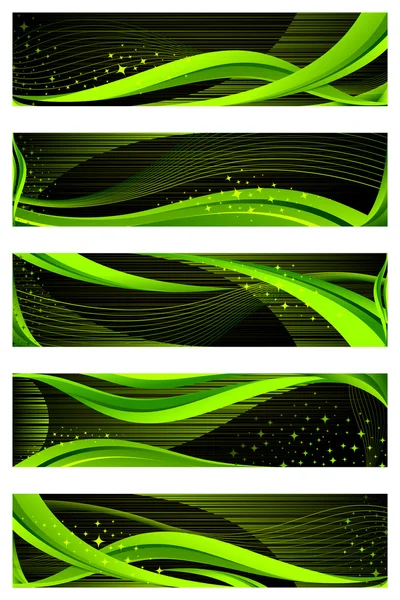 Bannière ondulée — Image vectorielle