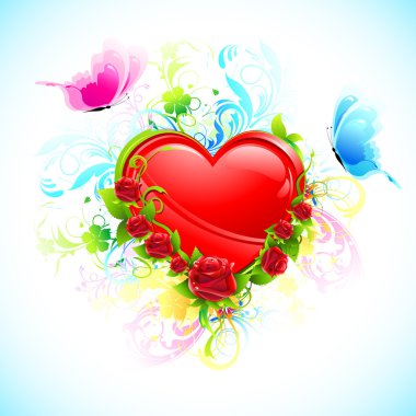 Floral Heart clipart