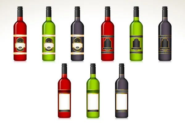 Пляшку вина — стоковий вектор