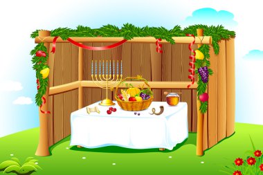 Decorated Sukkah clipart