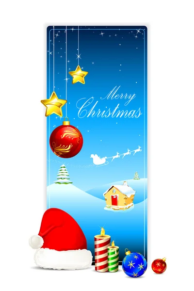 Χριστουγεννιάτικη κάρτα — Διανυσματικό Αρχείο