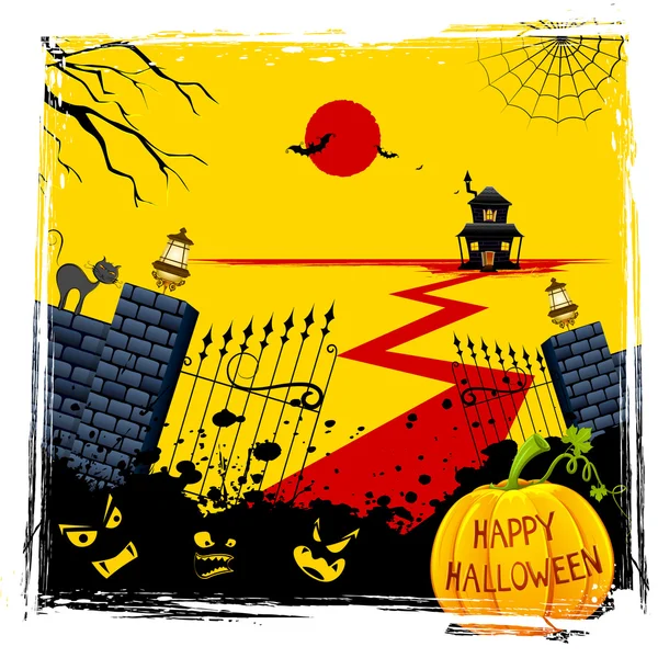 Halloween Card — Stock Vector