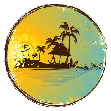 Exotic Island clipart