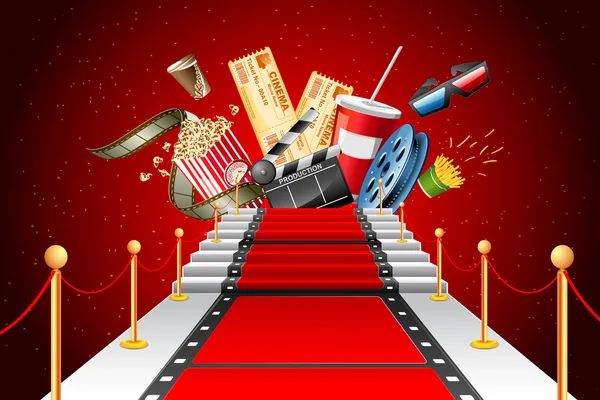 Red Carpet Entertainment — Stockvector