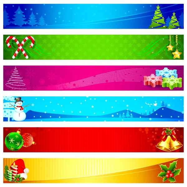 Kerst banner — Stockvector