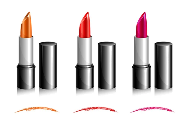 Lipstick Shades — Stock Vector