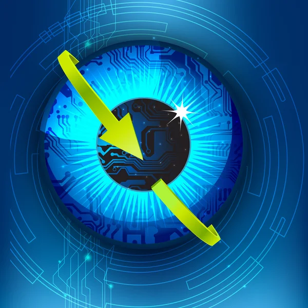 Technické oko — Stockový vektor