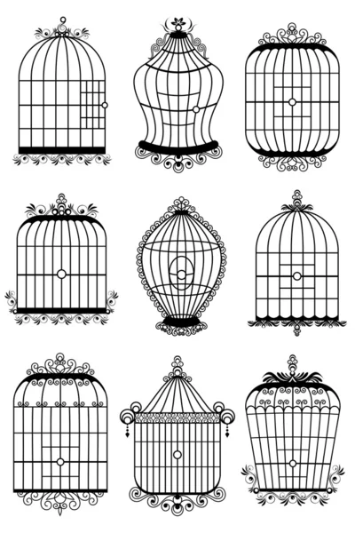Cage à oiseaux — Image vectorielle