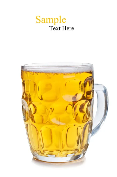 Fresh glass of beer — Stock Photo, Image