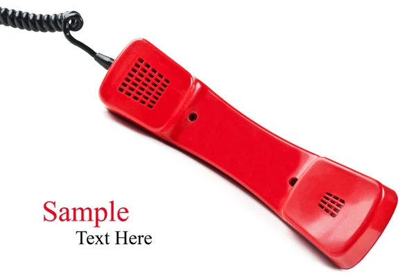 复古红色电话 — 图库照片