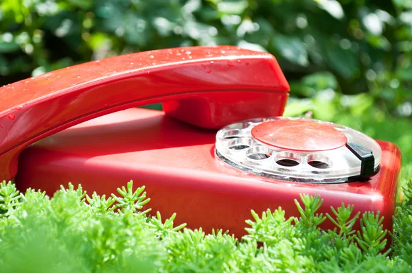 고전적인 오래 된 전화 — 스톡 사진