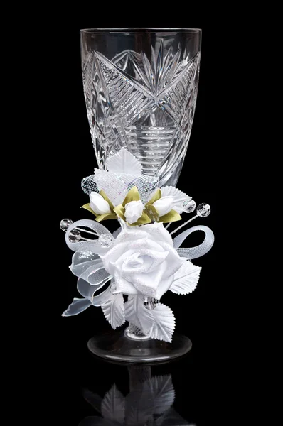 Hochzeit-Kristallglas — Stockfoto