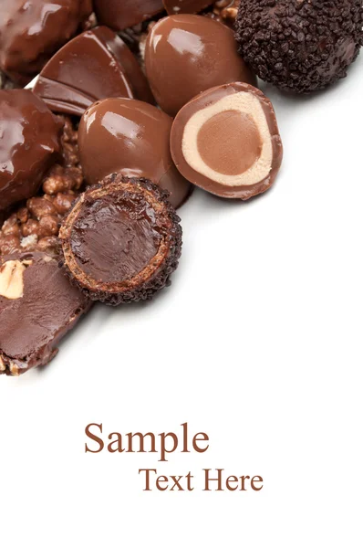 Zoete chocolade snoep — Stockfoto