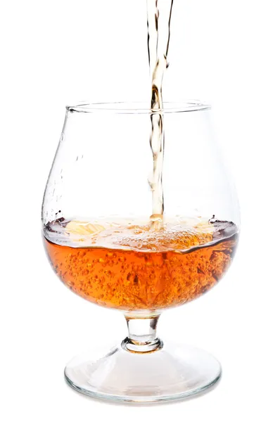 Cognac in un classico bicchiere — Foto Stock