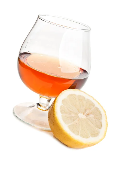 ウイスキーとレモン — ストック写真