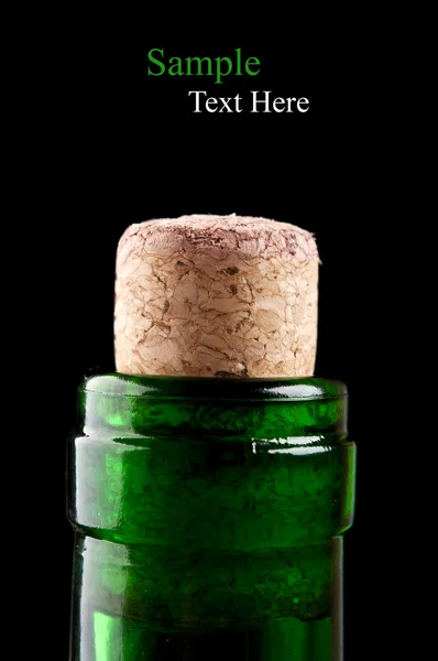 Makro foto av vinflaska — Stockfoto