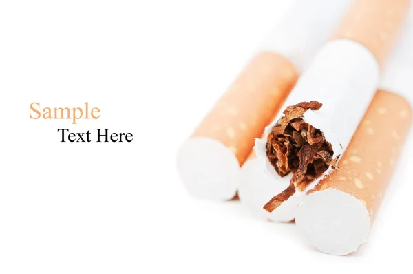 Macro foto van sigaretten — Stockfoto