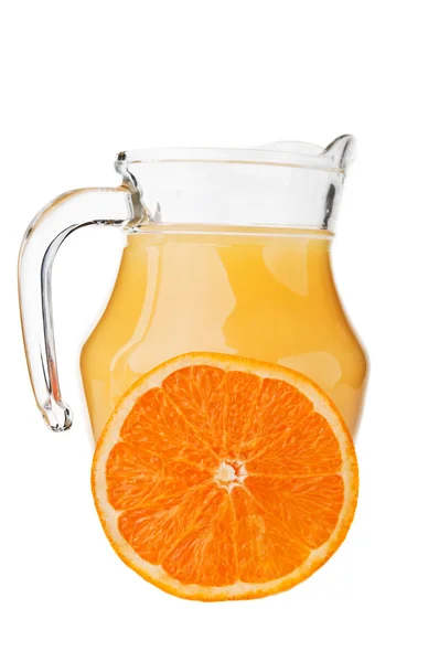 Succhi e frutta fresca di arancia — Foto Stock