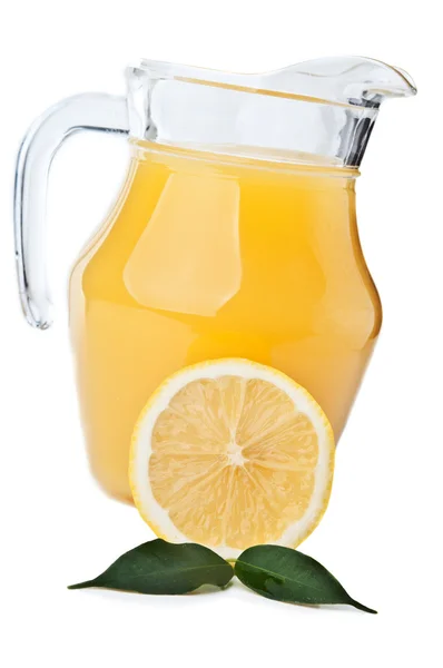 Fresh lemon fruit and juice — Stock Photo, Image