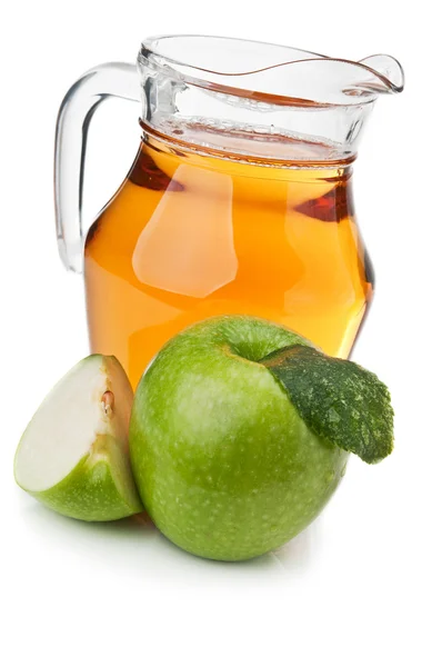 Succo e mela fresca — Foto Stock