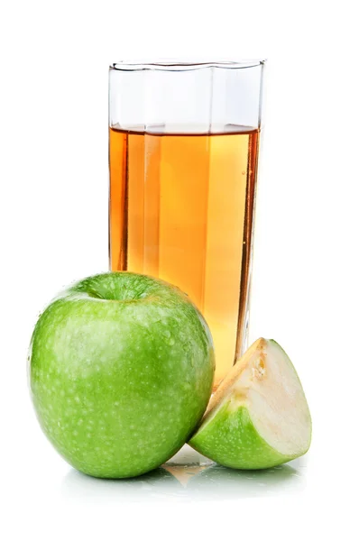 新鲜的苹果和果汁 — 图库照片