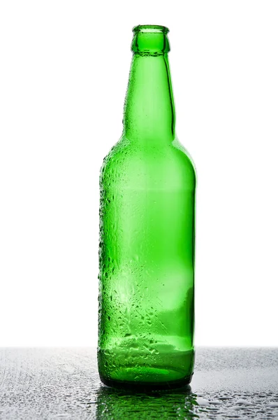 Wet bottle of beer — Stock Photo, Image