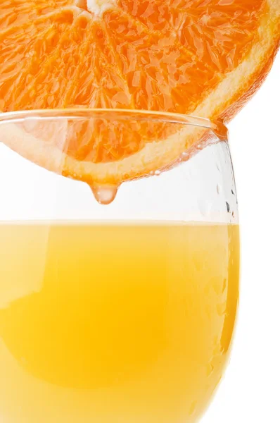 Zbliżenie świeży pomarańczowy — Zdjęcie stockowe