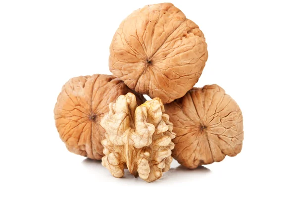 Walnuts isolated — Stock Photo, Image