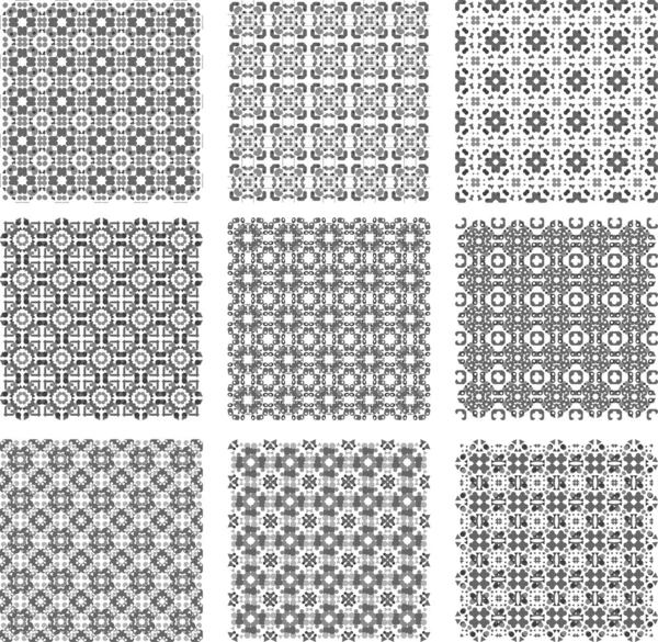 Набор стильных геометрических фонов — стоковый вектор