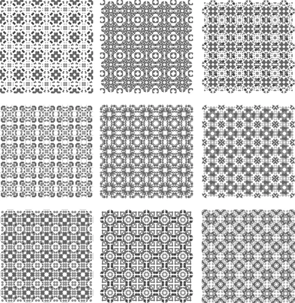Набір стильних геометричних фонів — стоковий вектор