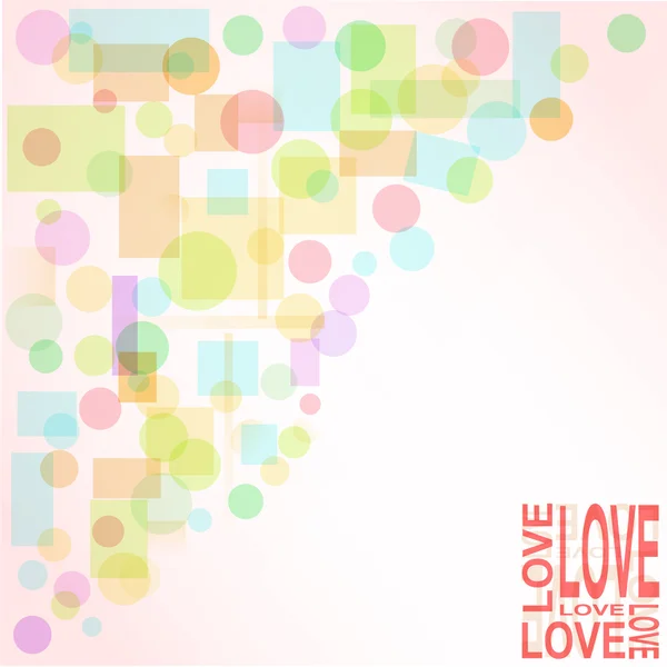 Vecteur valentine amour coeur romantique anniversaire fond — Image vectorielle