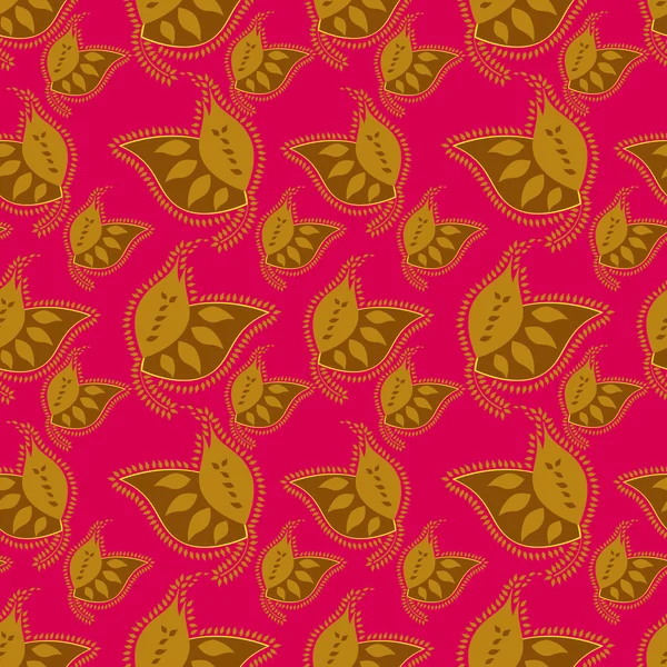 Paisley motif sans couture coloré — Image vectorielle