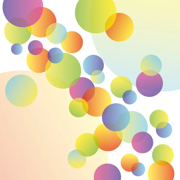 Αφηρημένη πολύχρωμο κύκλους — Διανυσματικό Αρχείο