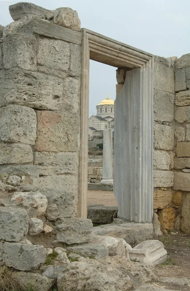 这座古城的赫索尼索斯 — 图库照片