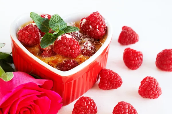 stock image French creme brulee dessert