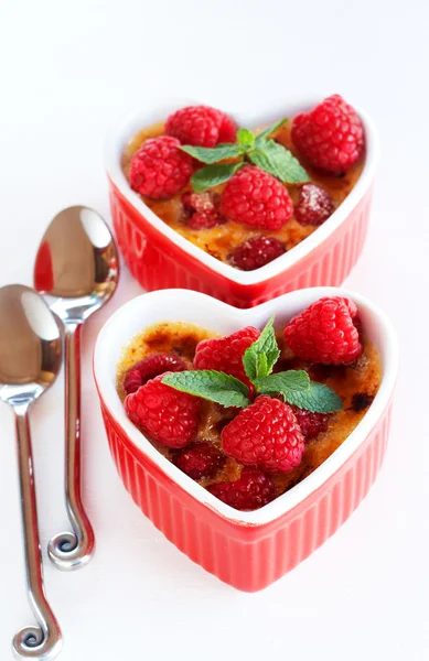 French creme brulee dessert — Stock Photo, Image