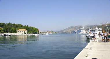 bağlantı noktası, dubrovnik, Hırvatistan.