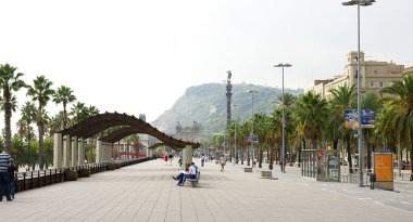 Walk of Colon in Barcelona