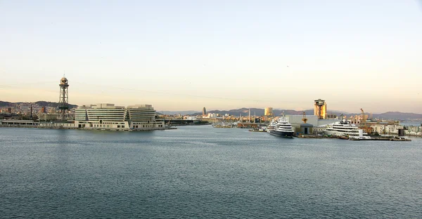 Panoramautsikt över hamnen. — Stockfoto