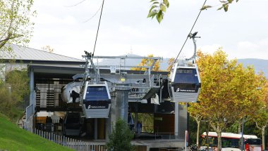 Cable car of Montjuïc