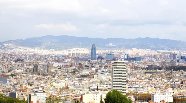 Panoramic of the city of Barcelona — Stock Photo, Image