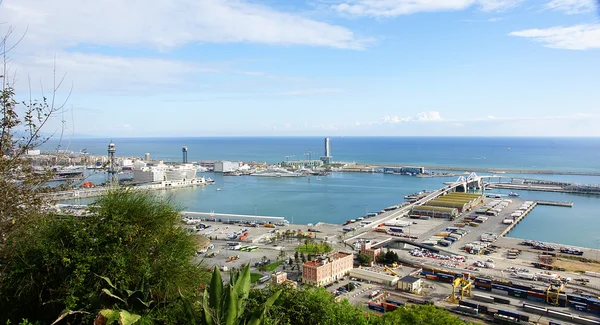 Panoramiczny z portu. — Zdjęcie stockowe