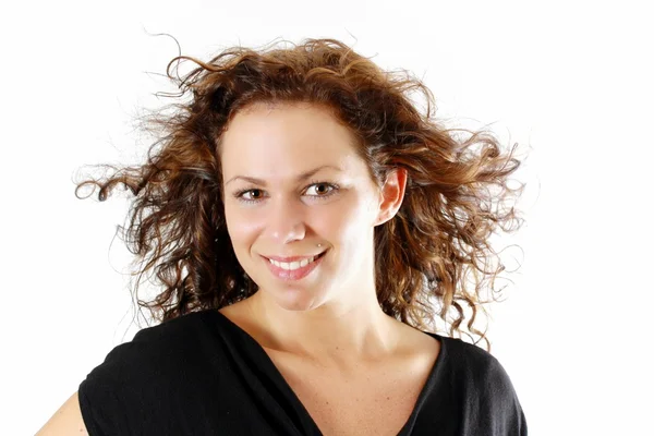 stock image Portrait of a beautiful young woman