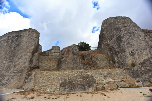 Remains of norman castle — Stock Photo, Image